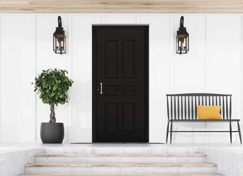 Kopen portoncino ingresso nero